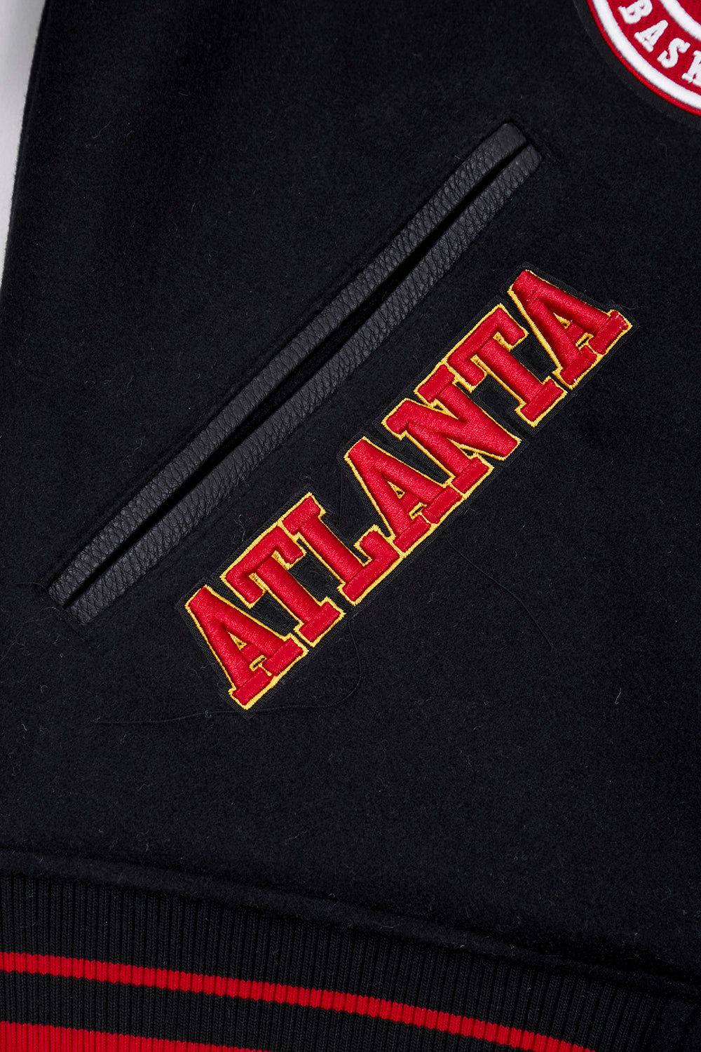 Shop Pro Standard Atlanta Hawks Big Logo Satin Jacket BAH652881