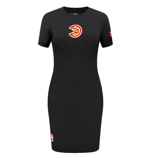 Pro Standard NBA Atlanta Hawks Classic Women's Bodycon Dress (Black) M
