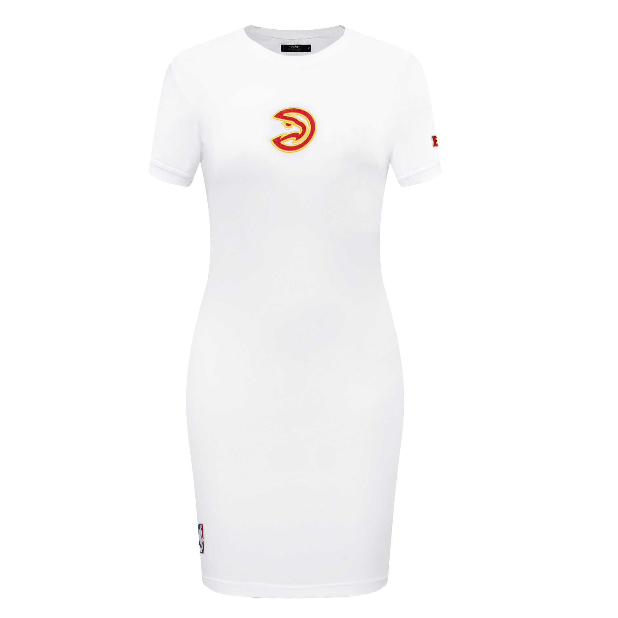 Pro Standard NBA Atlanta Hawks Classic Women's Bodycon Dress (White) S