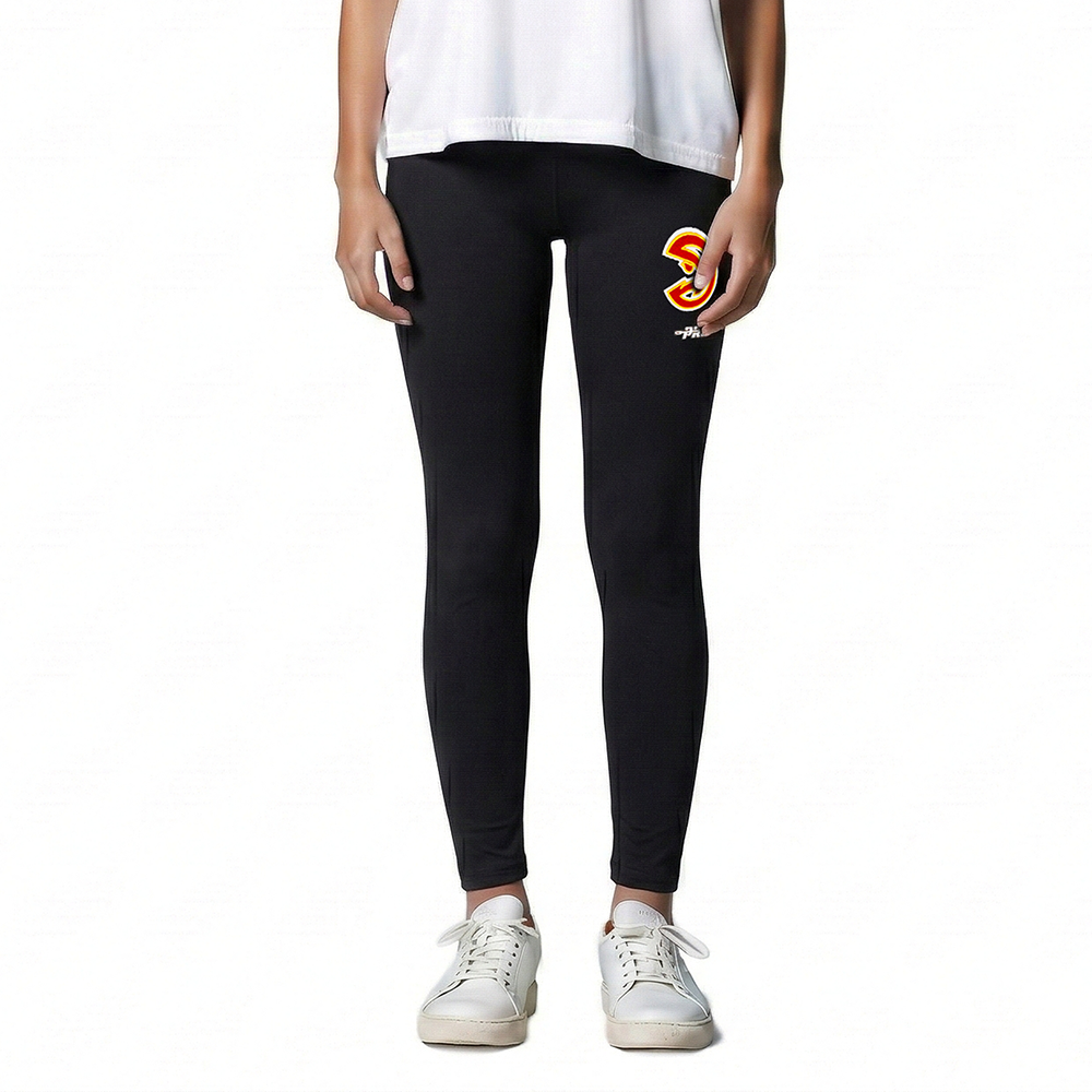 NBA ATLANTA HAWKS RETRO CLASSIC BIG GIRLS LEGGING (BLACK)