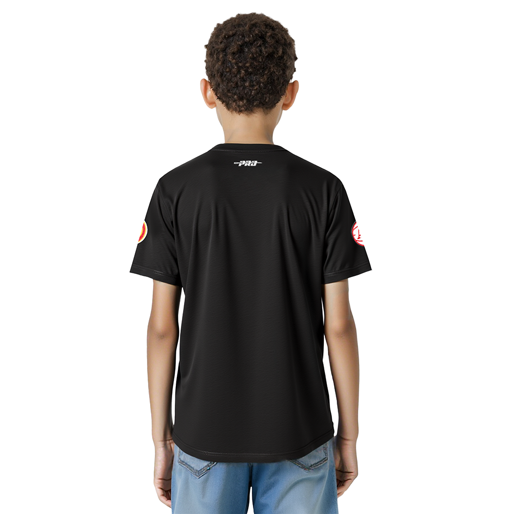 NBA ATLANTA HAWKS CLASSIC LITTLE BOYS SHORT SLEEVE TEE (BLACK)