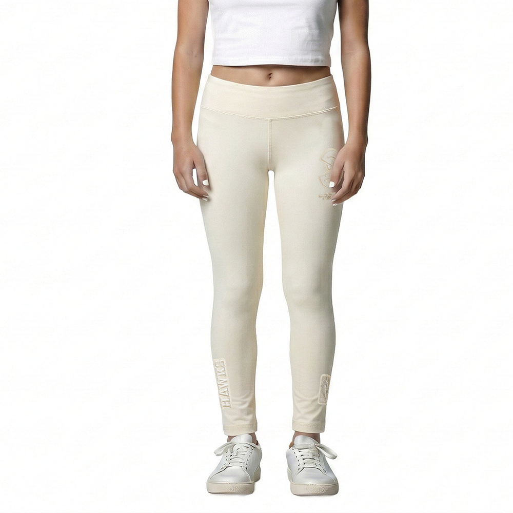NBA ATLANTA HAWKS NEUTRAL LITTLE GIRLS LEGGING (EGGSHELL)