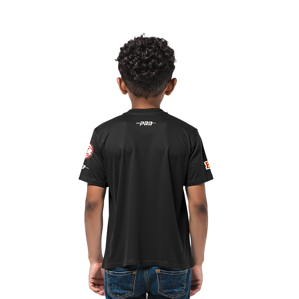 NBA ATLANTA HAWKS RETRO CLASSIC TODDLER BOYS SHORT SLEEVE TEE (BLACK)