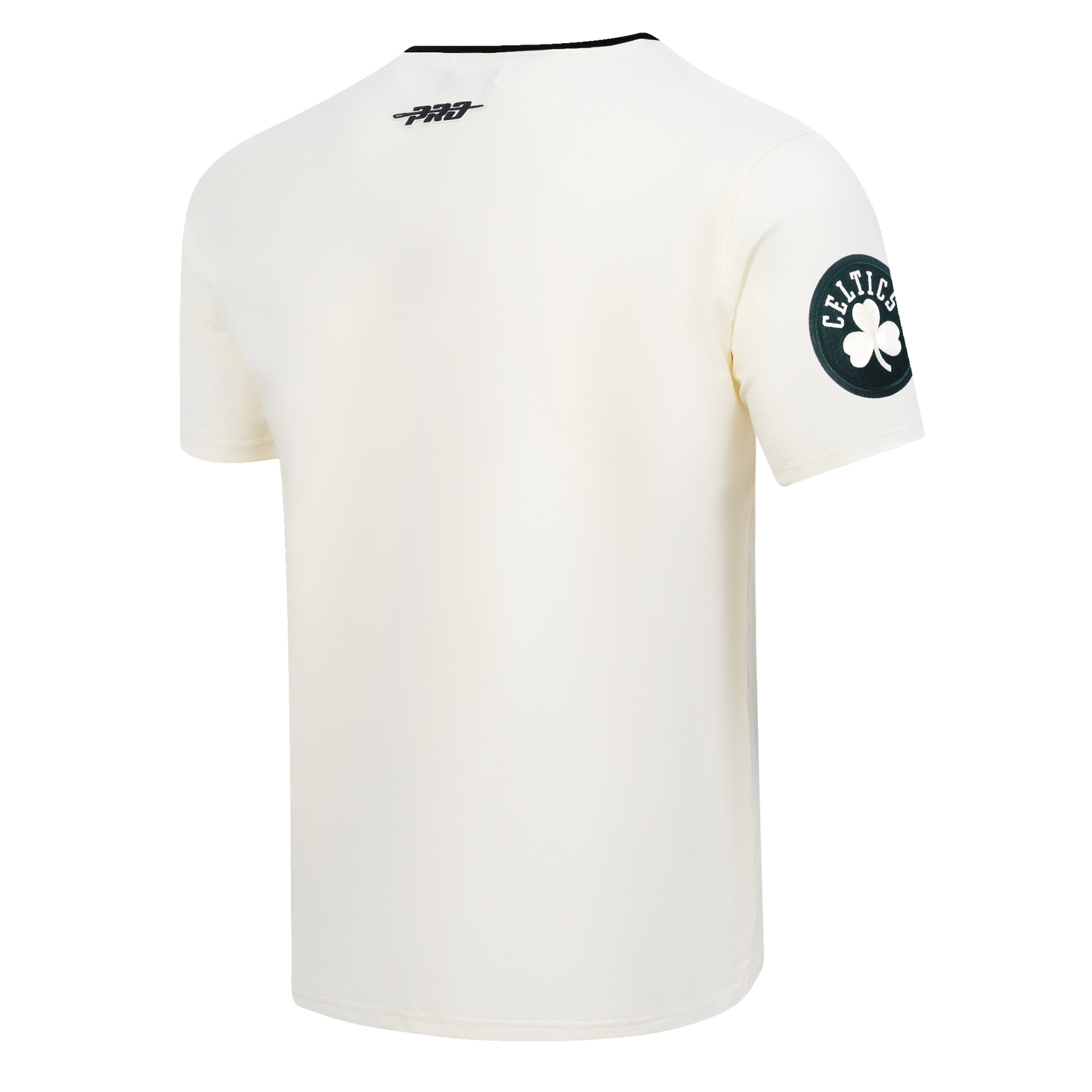 NBA BOSTON CELTICS MODERN ORIGINALS MEN'S RINGER TEE (EGGSHELL/ BLACK)