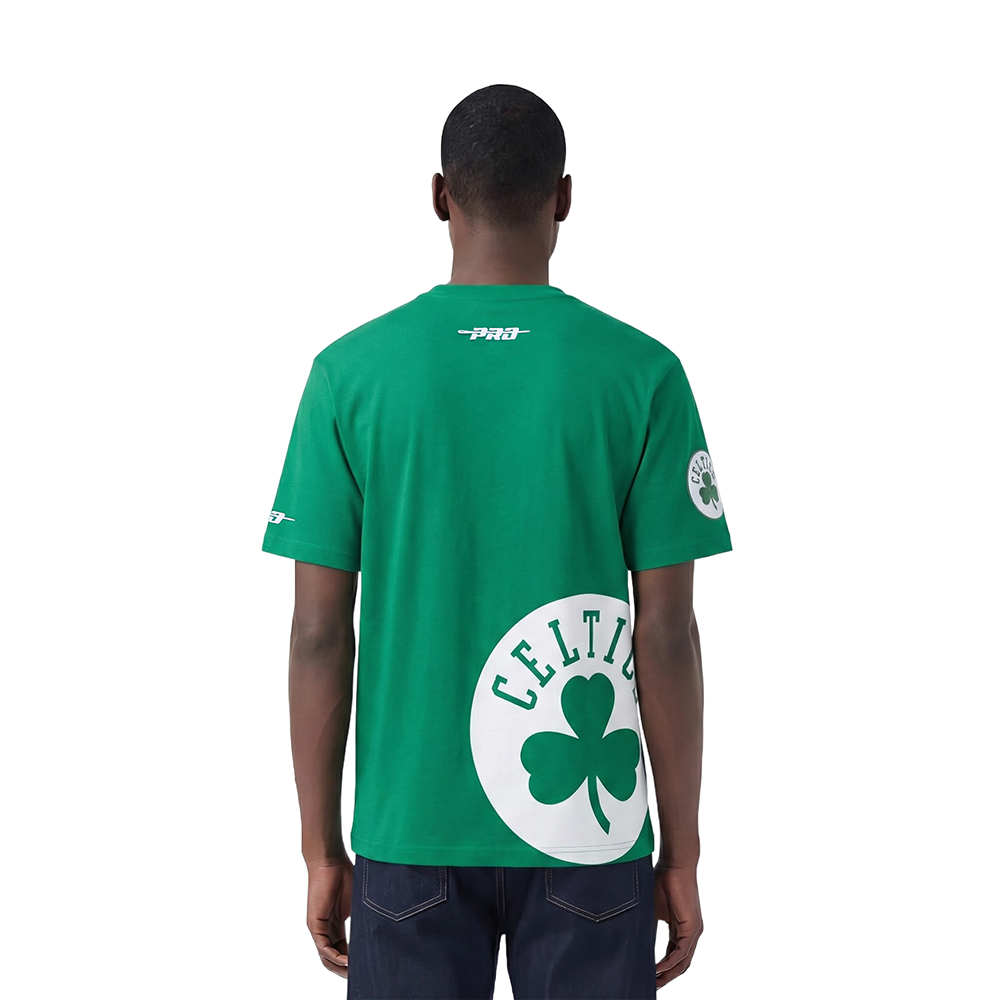 NBA BOSTON CELTICS LIVING LARGE MEN'S CJ DROP SHOULDER TEE (KELLY GREEN)