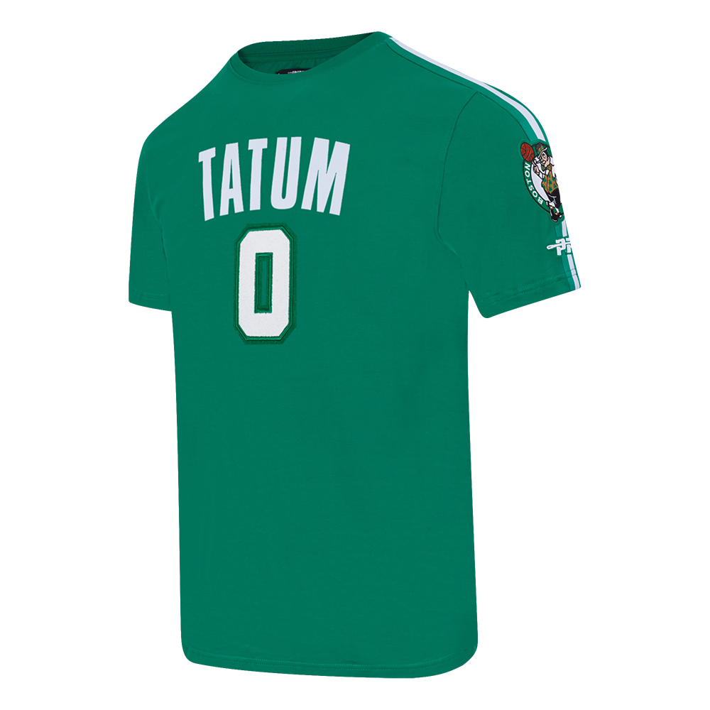 NBA BOSTON CELTICS JAYSON TATUM #0 CLASSIC PNN MEN'S SJ TAPING TEE (KELLY GREEN)