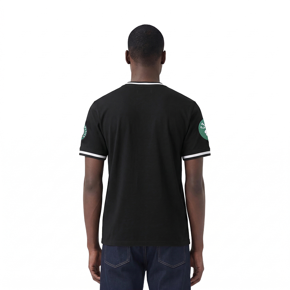 NBA BOSTON CELTICS CLASSIC CHENILLE MEN'S S/S TEE (BLACK)