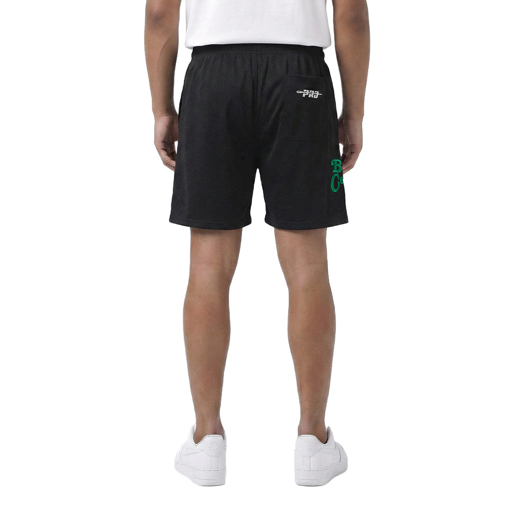 NBA BOSTON CELTICS SOUVENIR MEN'S MESH SHORT (BLACK)