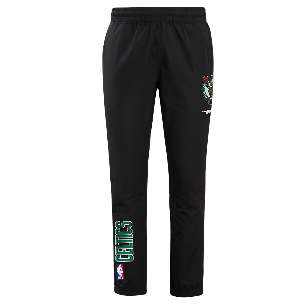 NBA BOSTON CELTICS CLASSIC WIND SUIT MEN'S WOVEN PANT (BLACK)