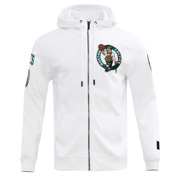 BOSTON CELTICS CLASSIC CHENILLE DK FZ PO HOODIE (BLACK) – Pro Standard