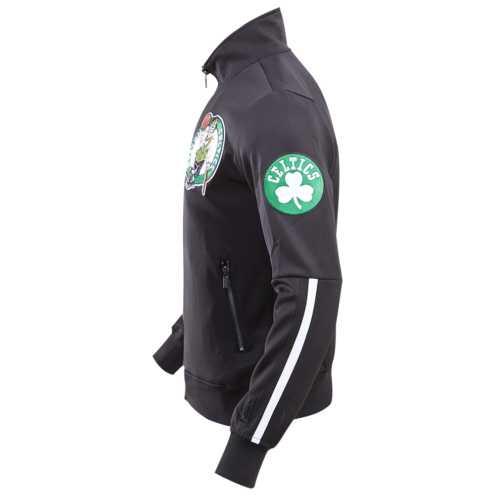 NBA BOSTON CELTICS CLASSIC TRACK MEN'S TRACK JACKET (BLACK)