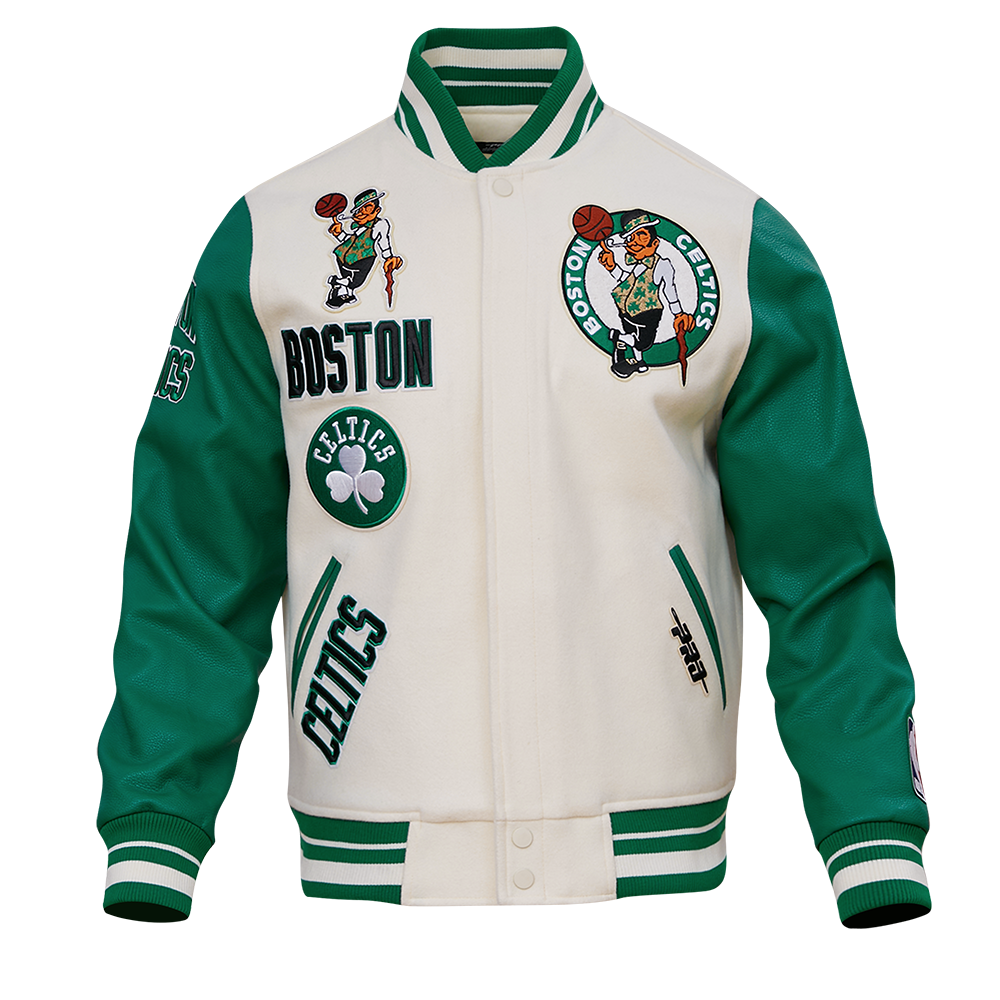 varsity jacket boston celtics