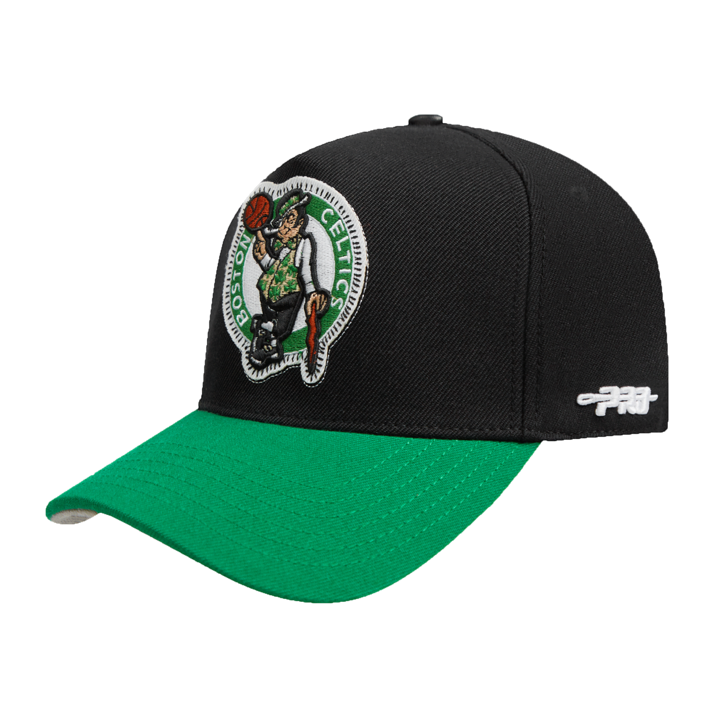 NBA BOSTON CELTICS DIY PICK STITCH PINCH FRONT SNAPBACK HAT (BLACK)