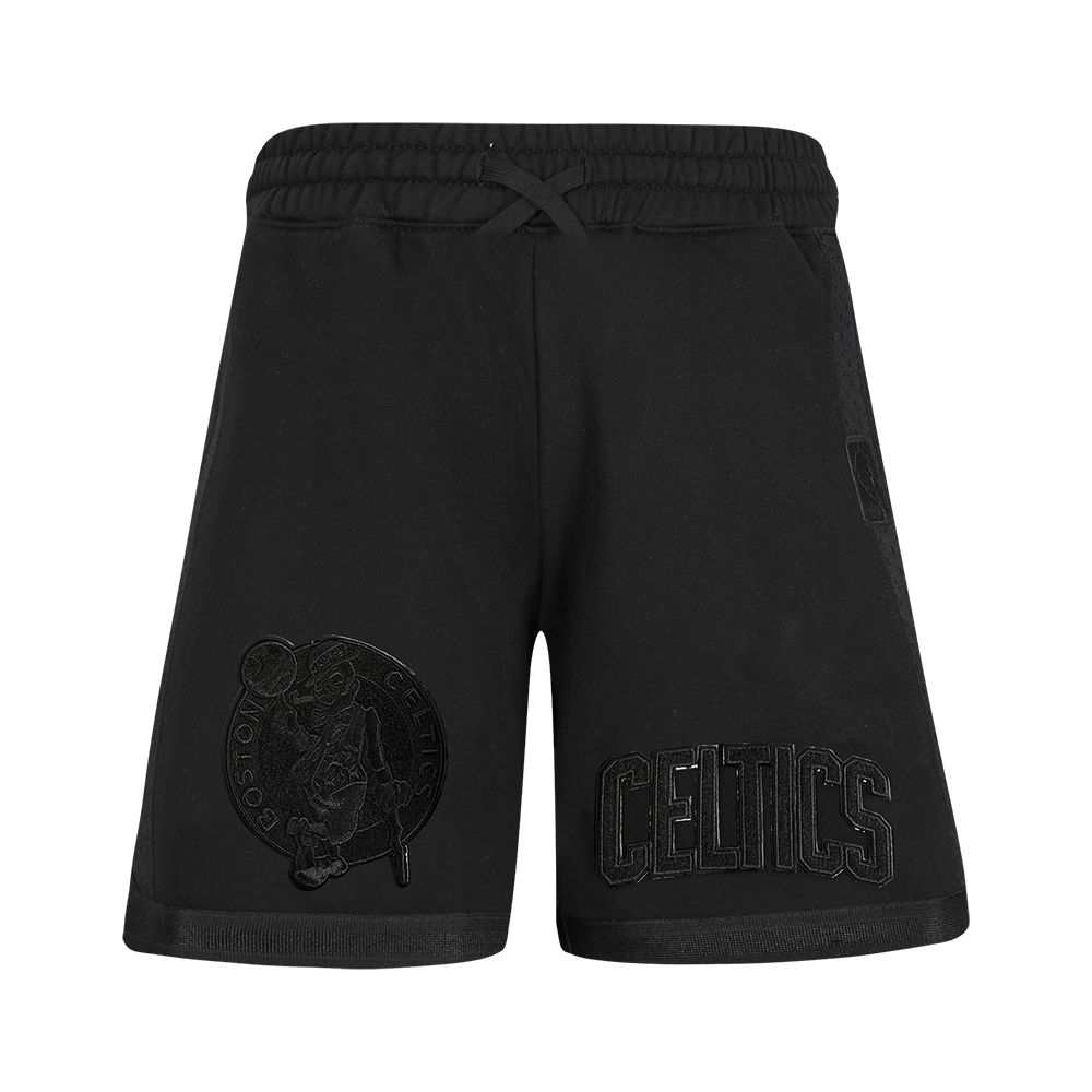 NBA BOSTON CELTICS TRIPLE BLACK BIG BOYS FLC 2.0 SHORT (JET BLACK)