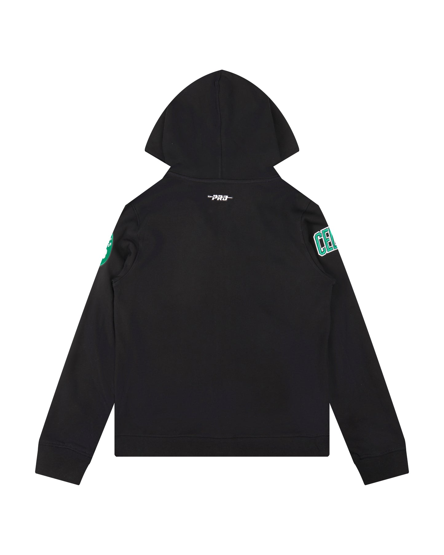 NBA BOSTON CELTICS CLASSIC BIG BOYS FLEECE FULL ZIP PULLOVER HOODIE (BLACK)