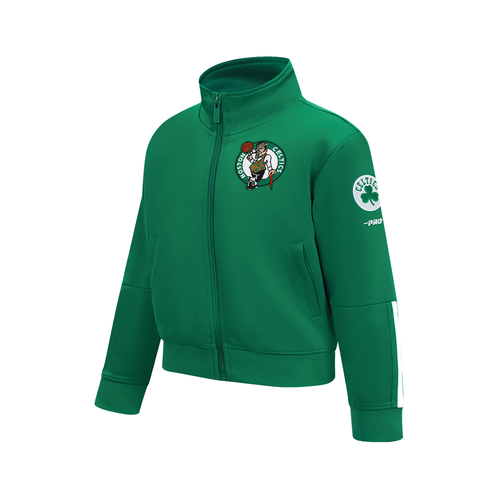 NBA BOSTON CELTICS CLASSIC BIG BOY'S TRACK JACKET (KELLY GREEN)