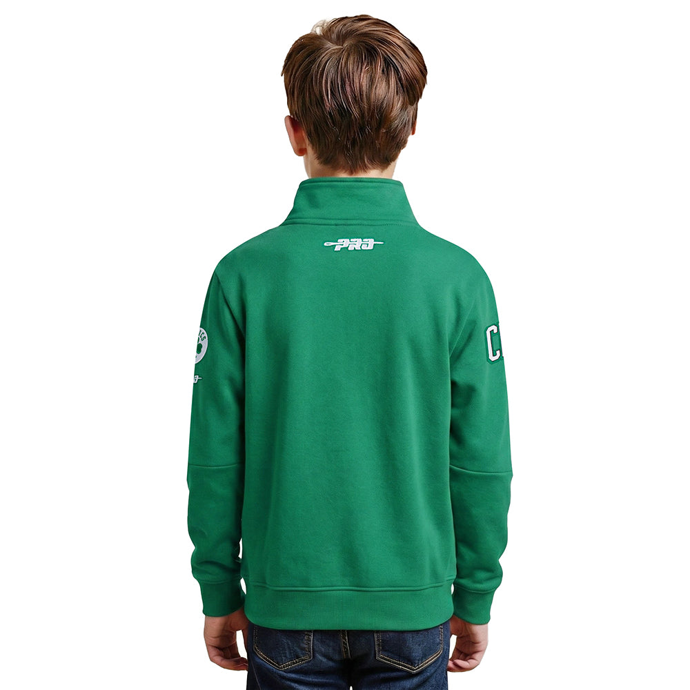 NBA BOSTON CELTICS CLASSIC BIG BOY'S TRACK JACKET (KELLY GREEN)