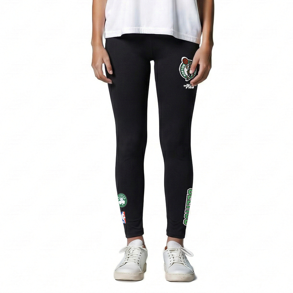 NBA BOSTON CELTICS CLASSIC BIG GIRLS  LEGGING (BLACK)