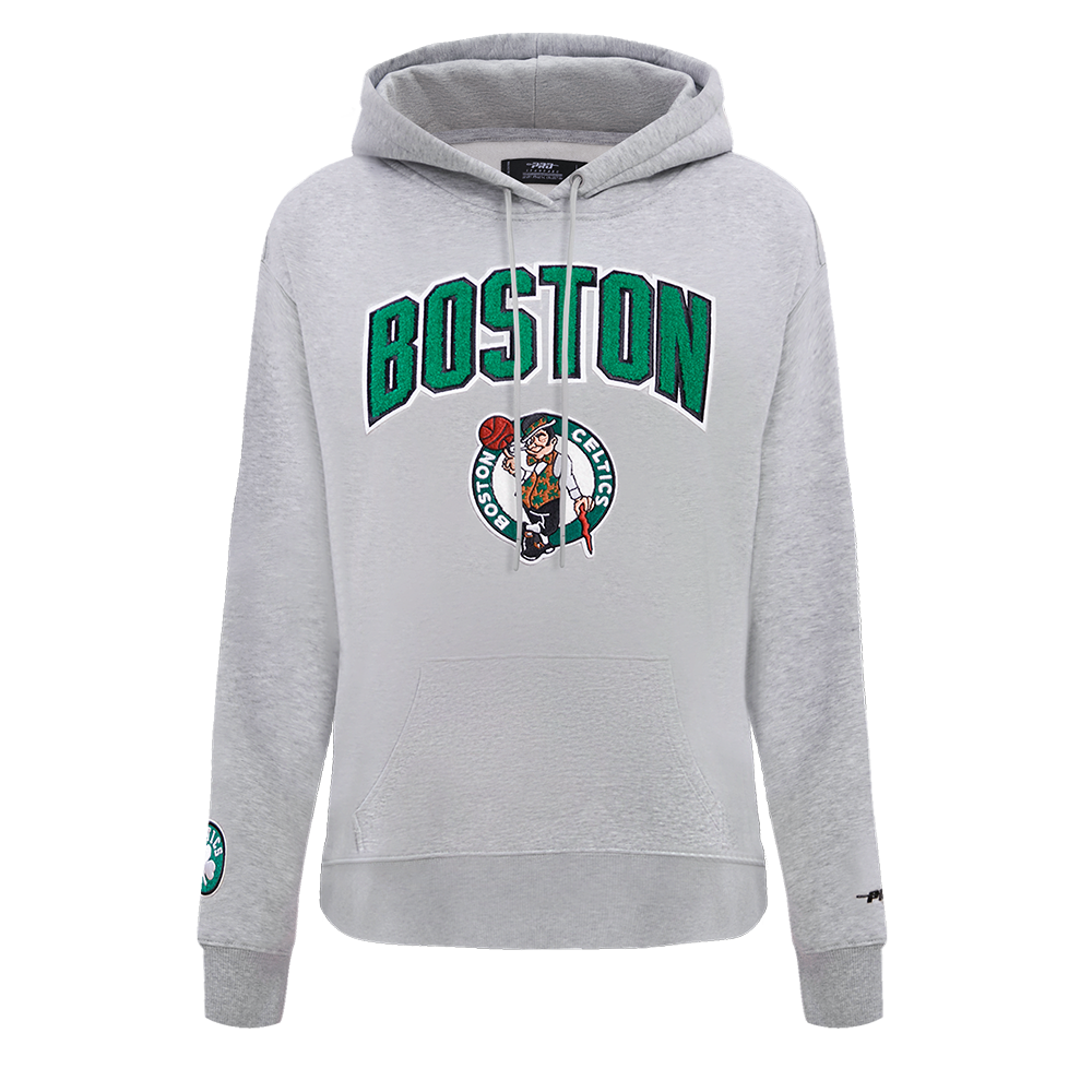 NBA BOSTON CELTICS CLASSIC WOMEN'S PO HOODIE (HEATHER GREY) – Pro