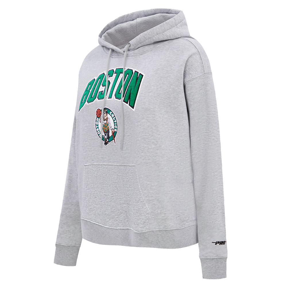 NBA BOSTON CELTICS CLASSIC WOMEN S PO HOODIE HEATHER GREY Pro
