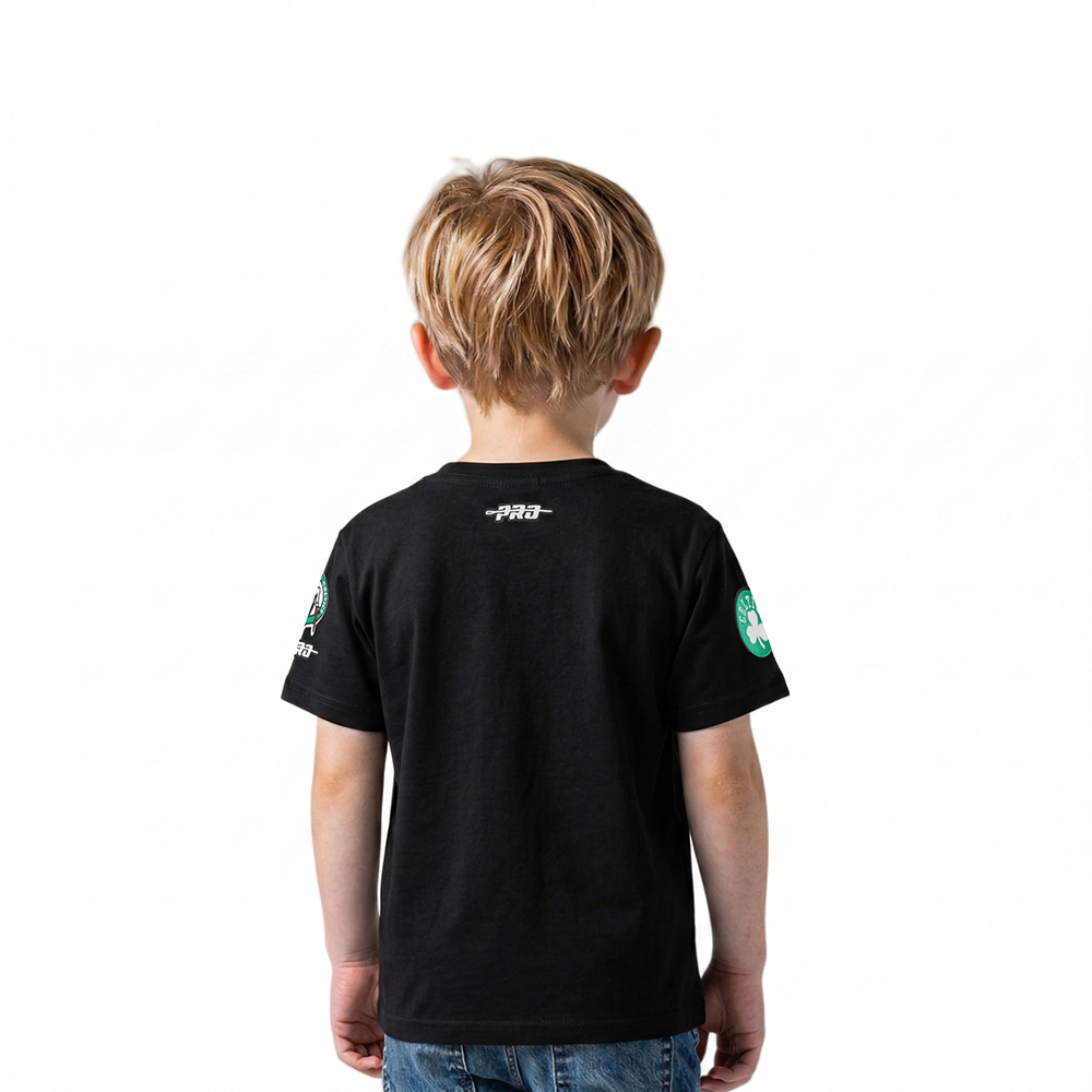 NBA BOSTON CELTICS CLASSIC TODDLER BOYS SHORT SLEEVE TEE (BLACK)