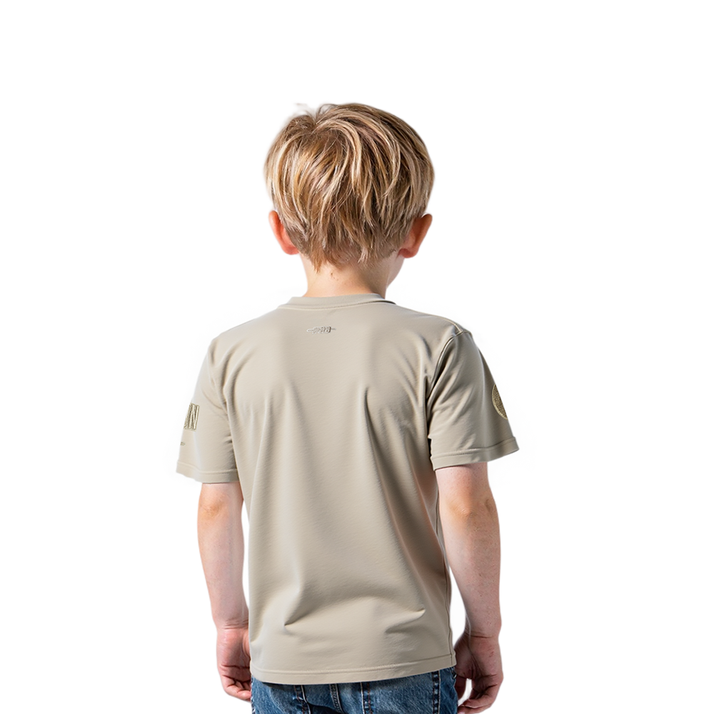 NBA BOSTON CELTICS NEUTRAL TODDLER BOYS SHORT SLEEVE TEE (TAUPE)