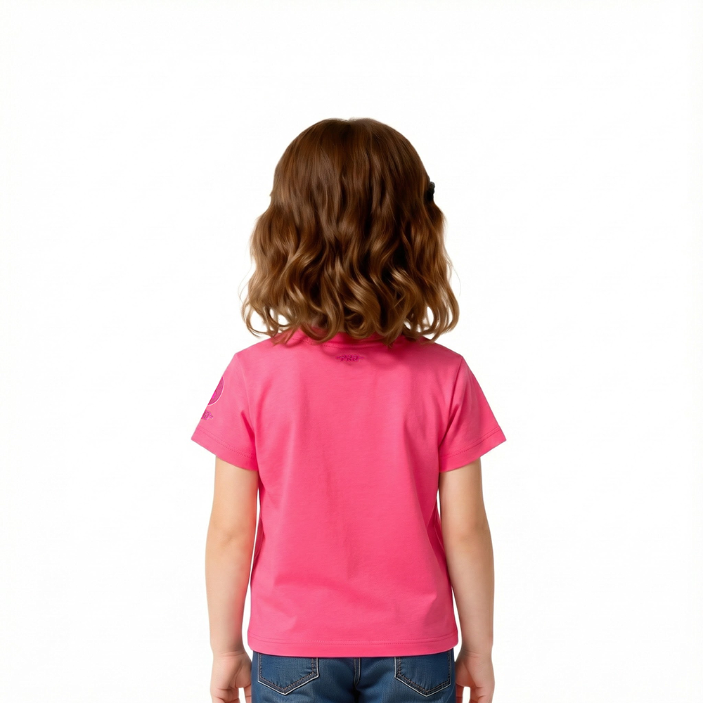 NBA BOSTON CELTICS TRIPLE PINK TODDLER GIRL'S SS SLIM FIT TEE (BEETROOT PURPLE)