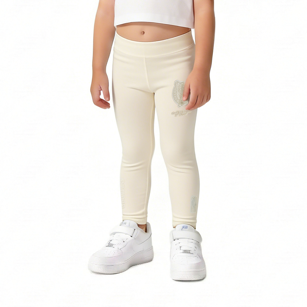 NBA BOSTON CELTICS NEUTRAL TODDLER GIRLS LEGGING (EGGSHELL)