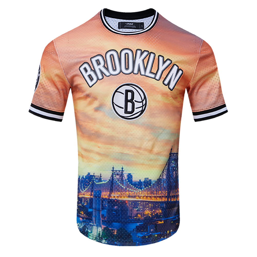 NBA BROOKLYN NETS CITY SCAPE MESH MEN S JERSEY NY2