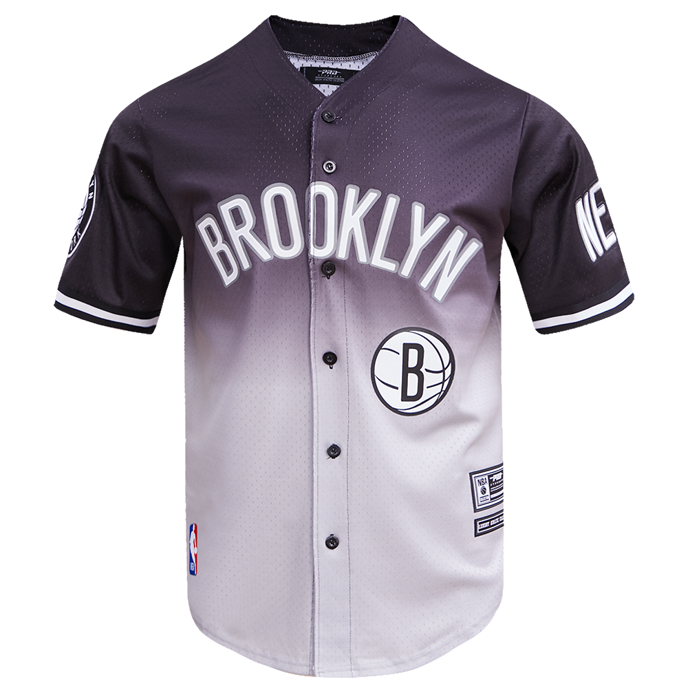 Brooklyn Nets Pro Standard Ombre Mesh Shorts - Black/Gray