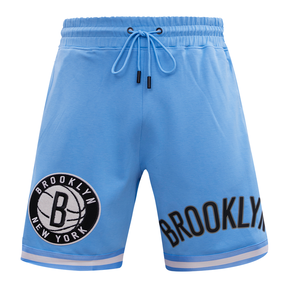 NBA BROOKLYN NETS CLASSIC CHENILLE MEN'S SHORT (UNIVERSITY BLUE)
