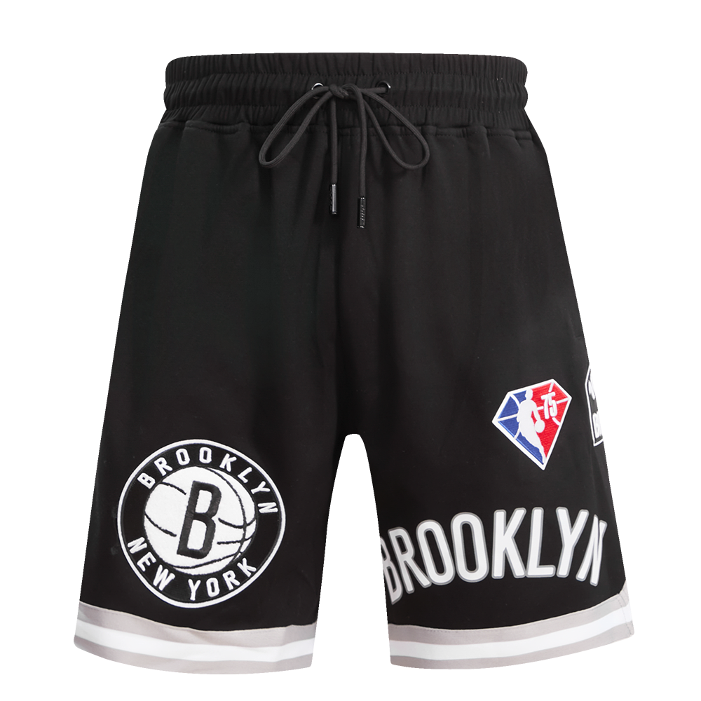NBA BROOKLYN NETS TEAM LOGO PRO MEN S SHORT BLACK Pro Standard