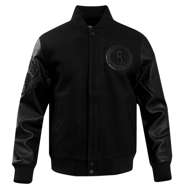 NJ Nets Leather deals Jacket