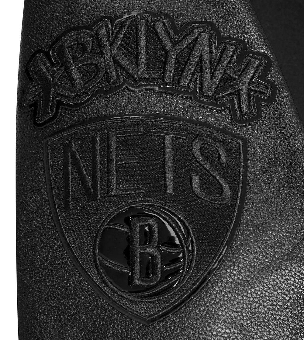Women's Brooklyn Nets Pro Standard Cream Retro Classic Varsity