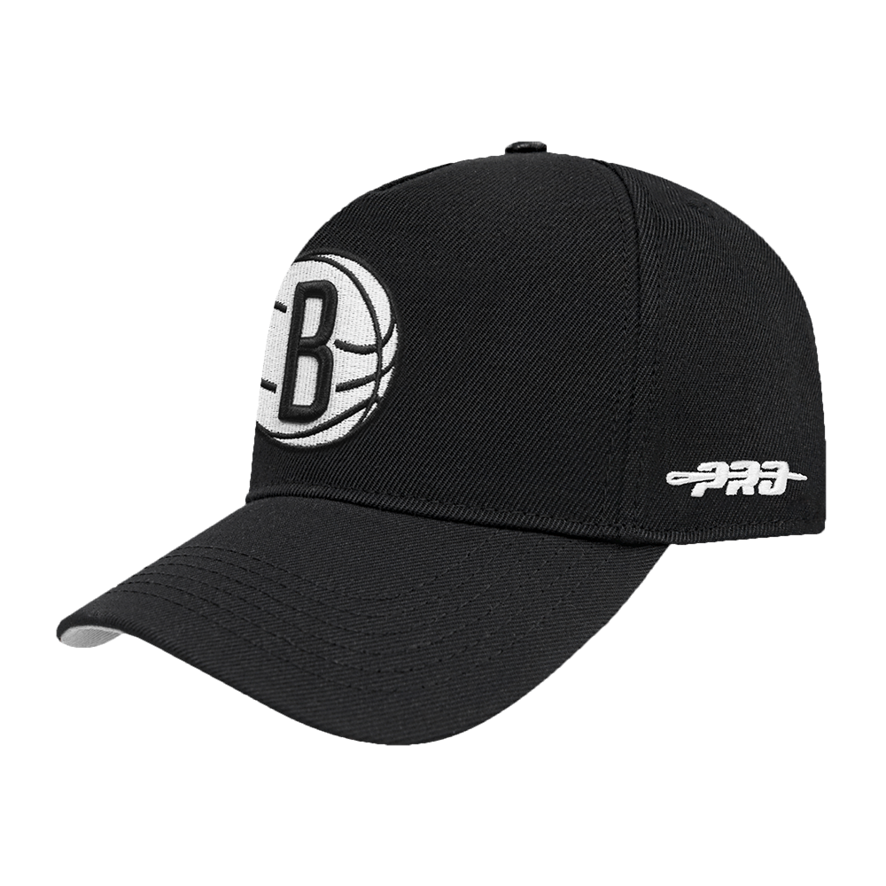 NBA BROOKLYN NETS CITY RANSOM PINCH FRONT SNAPBACK (BLACK)