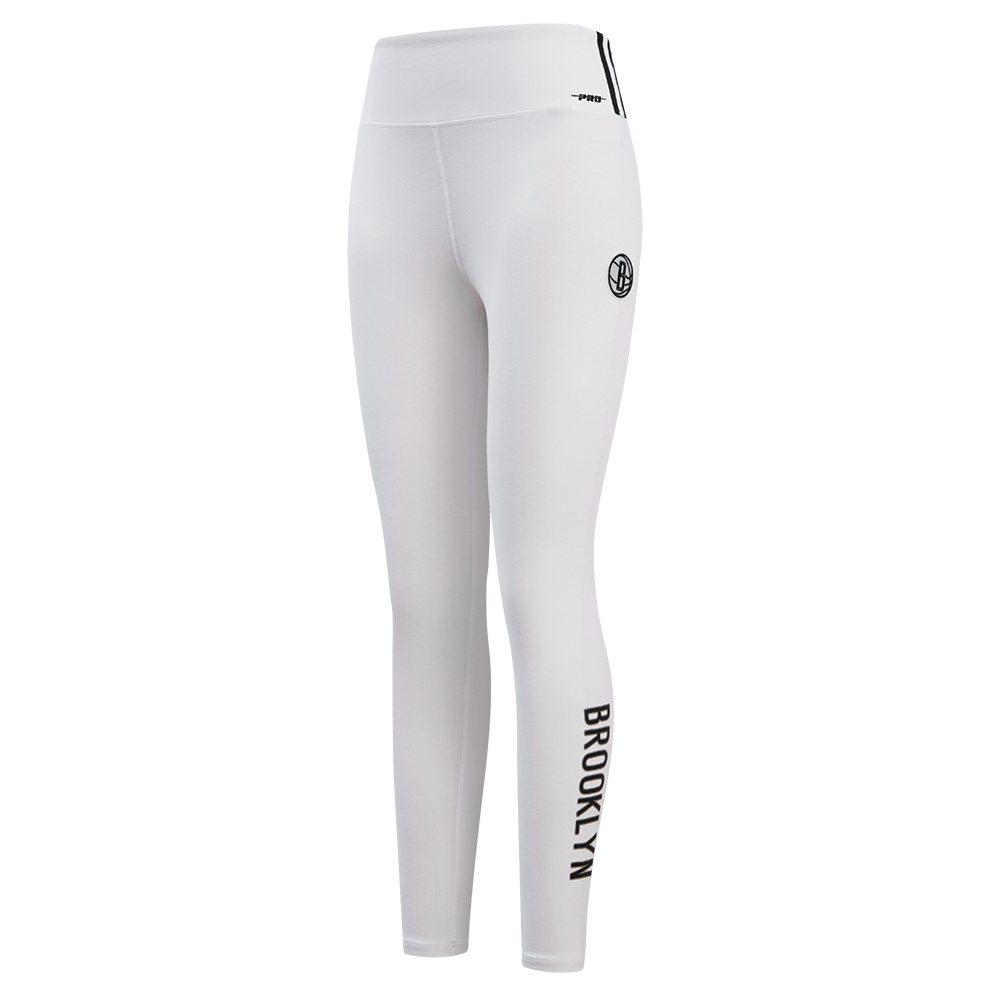 NBA BROOKLYN NETS CLASSIC WOMEN S JERSEY LEGGING WHITE Pro Standard