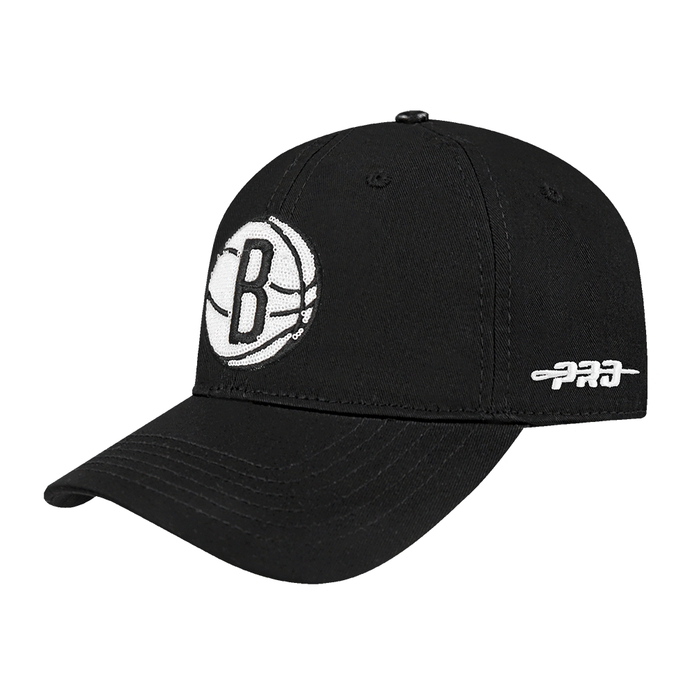 NBA BROOKLYN NETS GAME DAY CLASSICS WOMEN'S DAD HAT (BLACK)