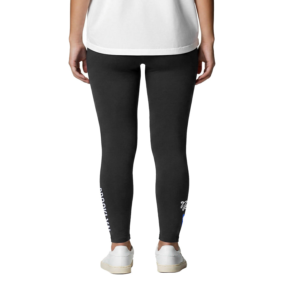 NBA BROOKLYN NETS CLASSIC LITTLE GIRLS LEGGING (BLACK)