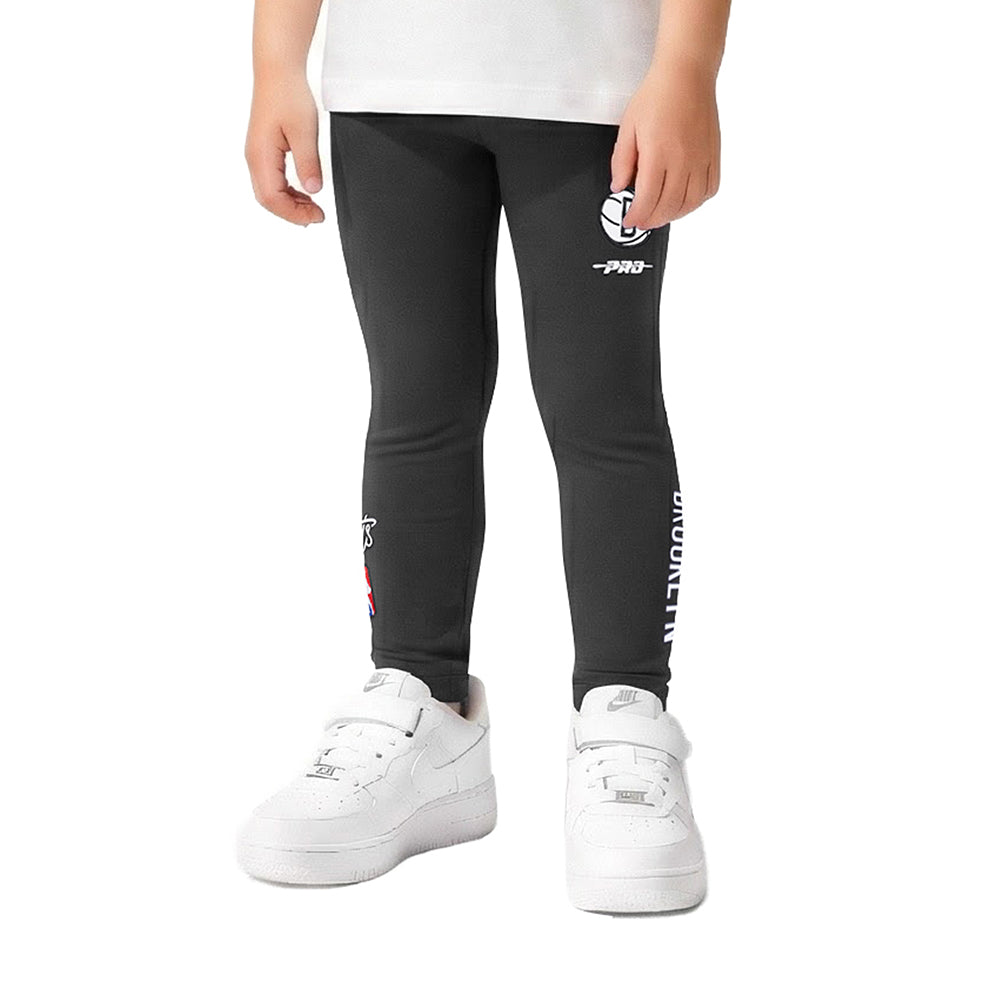 NBA BROOKLYN NETS CLASSIC TODDLER GIRLS LEGGING (BLACK)