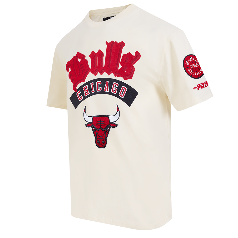 NBA CHICAGO BULLS BEST OF MEN'S DROP SHOULDER TEE (EGGSHELL)