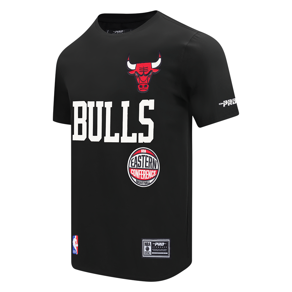 NBA CHICAGO BULLS MODERN ORIGINALS MEN'S SJ TEE (BLACK)