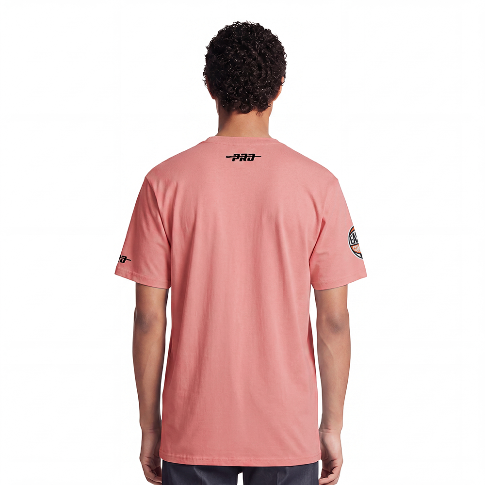 NBA CHICAGO BULLS  STAMPED MEN'S S/S TEE (DUSTY PINK)