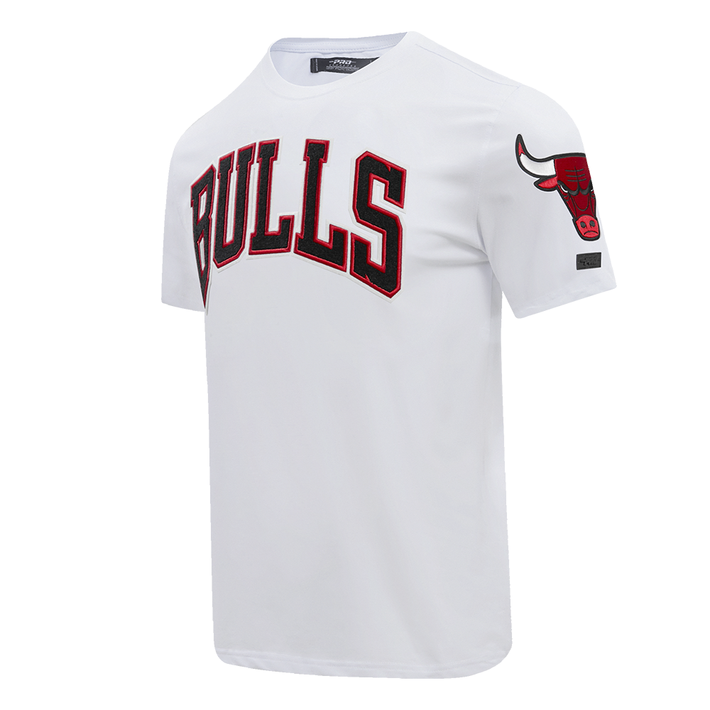 New Era NBA Team Logo Short Sleeve Chicago Bulls T-Shirt White - L