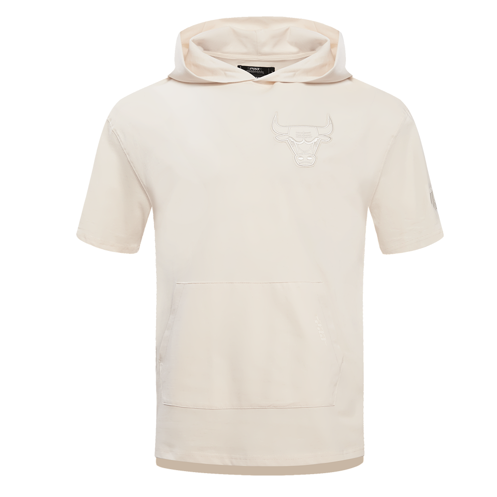 Pro Standard Giants Neutrals Short Sleeve Pullover Hoodie - Men's