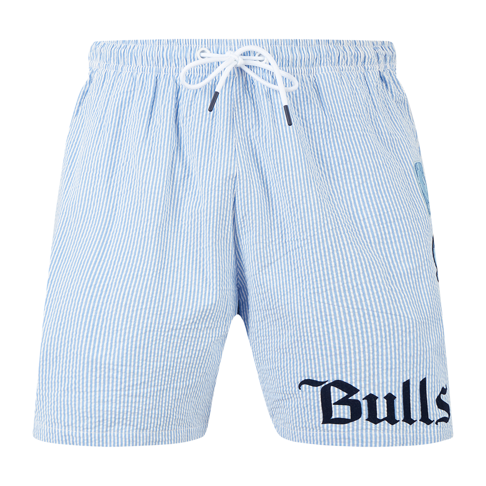 NBA CHICAGO BULLS COUNTRY CLUB MEN'S SEERSUCKER SHORT (SEERSUCKER BLUE)