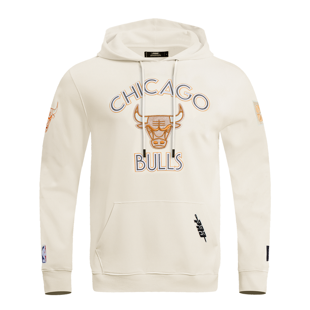 NBA CHICAGO BULLS CITY EDITION 24 25 MEN S FLC PO HOODIE EGGSHELL Pro Standard