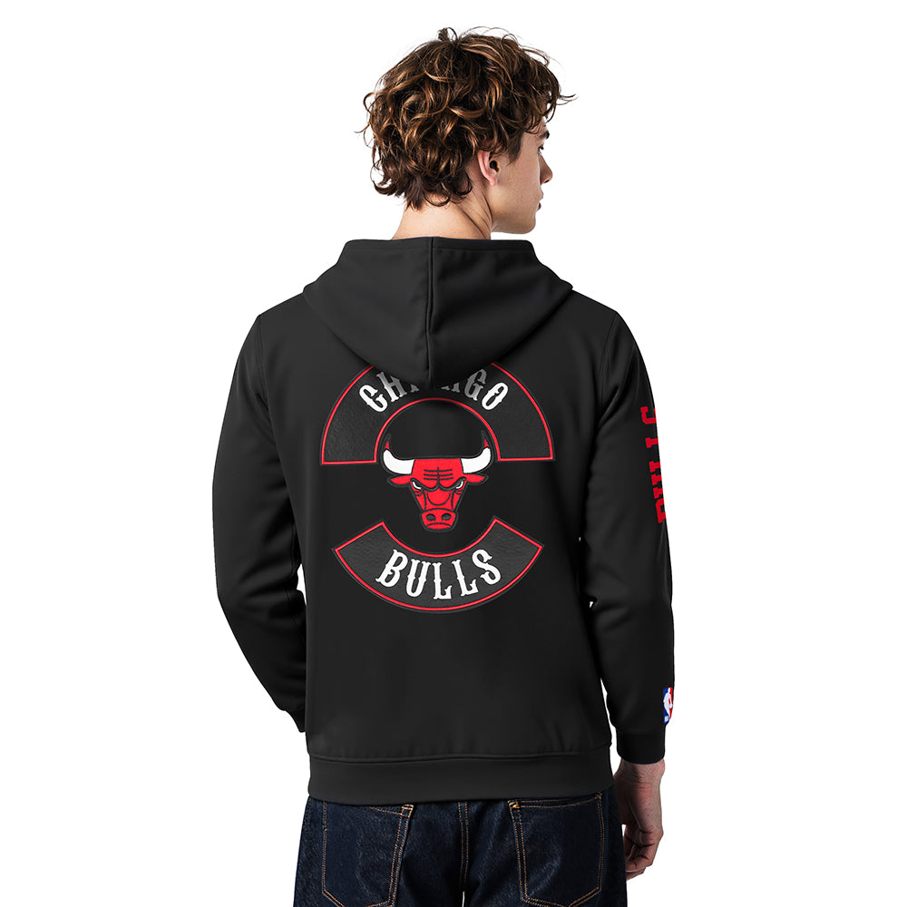 NBA CHICAGO BULLS BORN FOR SPORT MEN'S FLC PO HOODIE (BLACK)