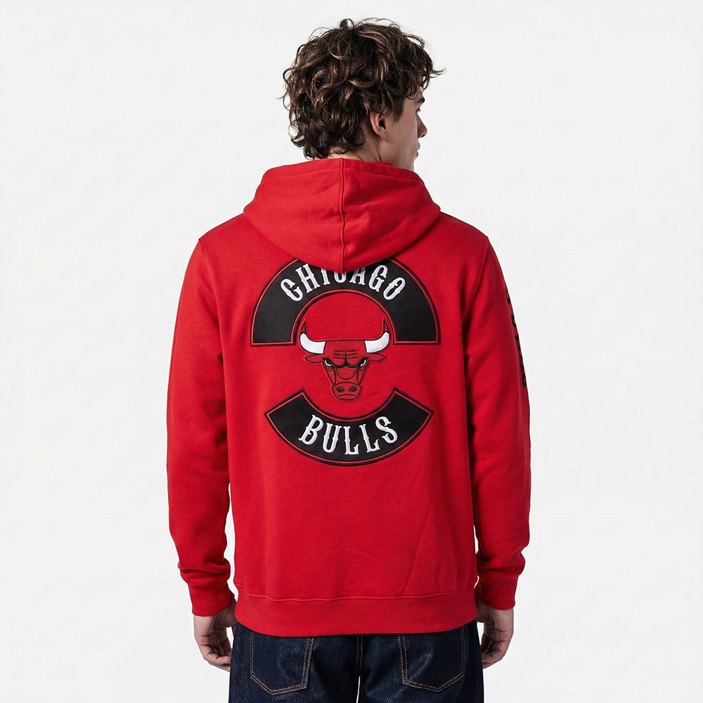 NBA CHICAGO BULLS BORN FOR SPORT MEN'S FLC PO HOODIE (Red)
