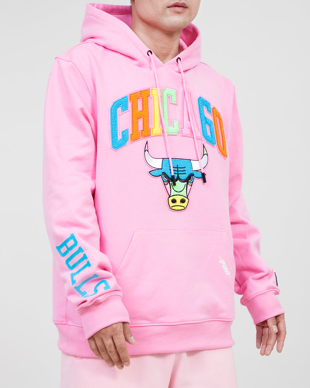 CHICAGO BULLS WASHED NEON FLC PO HOODIE PINK (WASHED PINK) – Pro