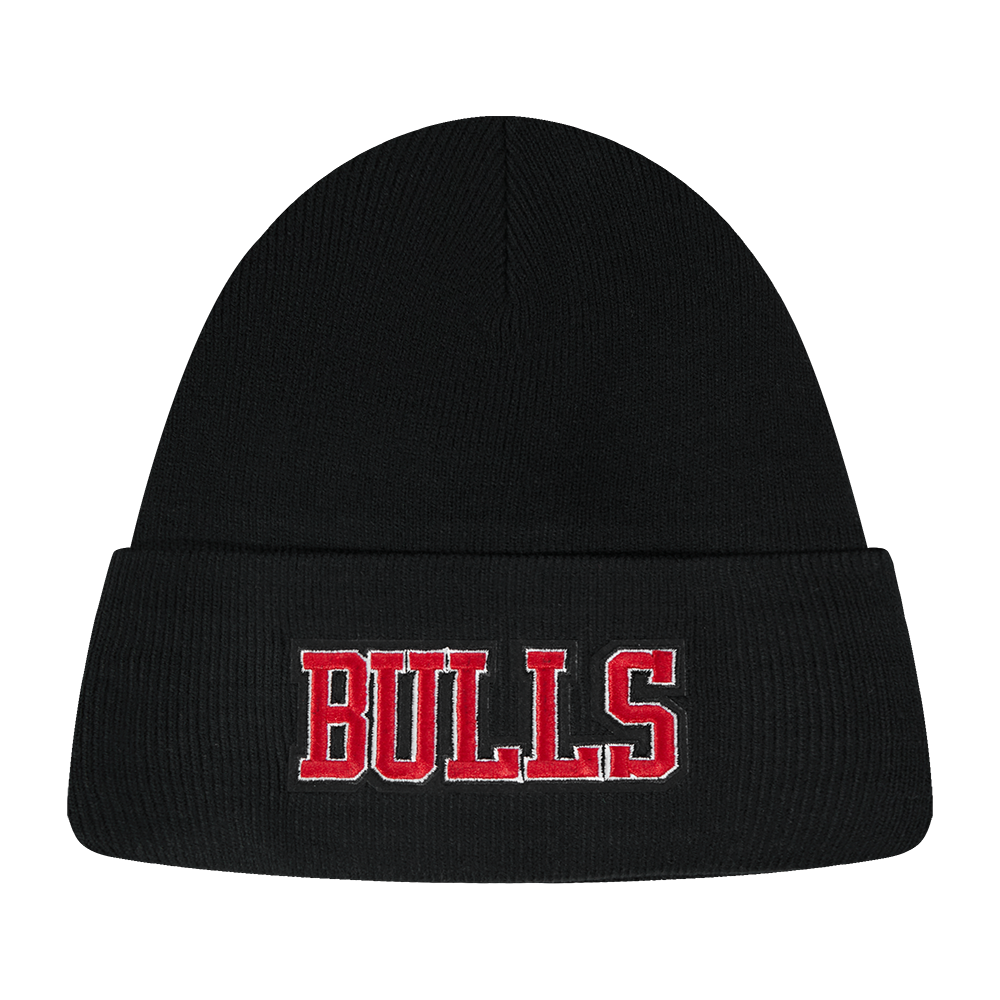 NBA CHICAGO BULLS BEST OF UNLINED PRO BEANIE CUFFED (BLACK)